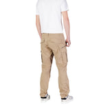 Replay Beige Cotton Cargo Pants