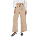 Only Beige Viscose Casual Pants