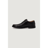 Clarks Black Leather Oxfords And Derbies