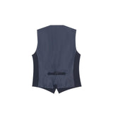 Antony Morato Blue Polyester Waistcoat