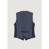 Antony Morato Blue Polyester Waistcoat