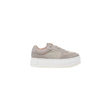 Calvin Klein Jeans Beige Recycled Cotton Platform Sneakers