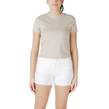Calvin Klein Jeans Beige Recycled Cotton T-Shirt