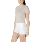 Calvin Klein Jeans Beige Recycled Cotton T-Shirt