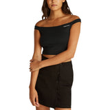 Calvin Klein Jeans Black Viscose Top
