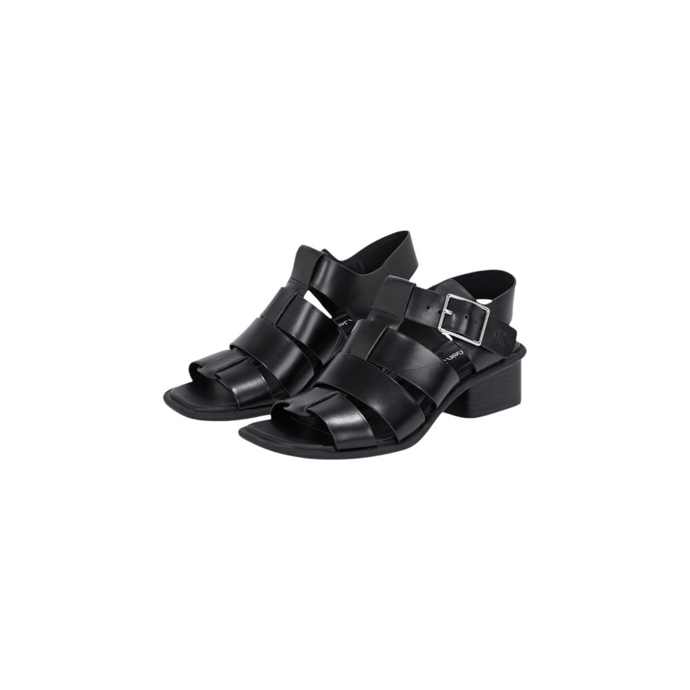 Calvin Klein Jeans Black Polyester Sandals