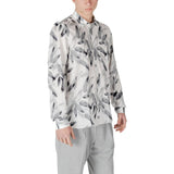 Antony Morato White Viscose Pattern Shirt