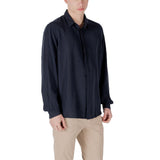 Antony Morato Blue Lyocell Shirt