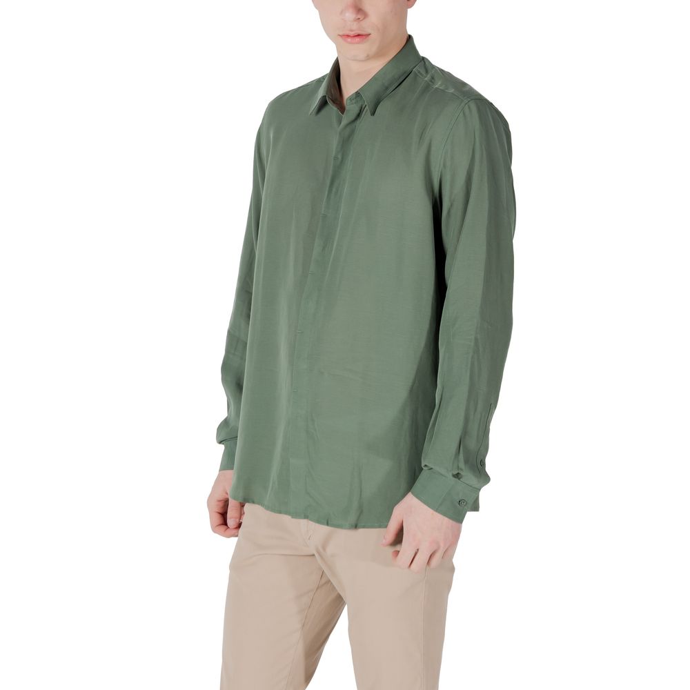 Antony Morato Bicolor Lyocell Dress Shirt