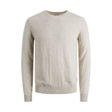 Jack Jones Beige Cotton Sweatshirt