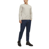 Jack Jones Beige Cotton Sweatshirt