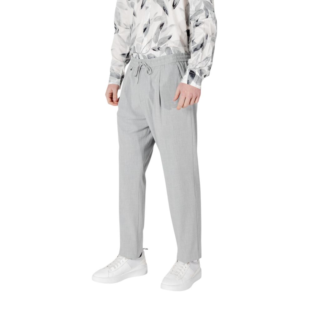 Antony Morato Gray Polyester Casual Pants