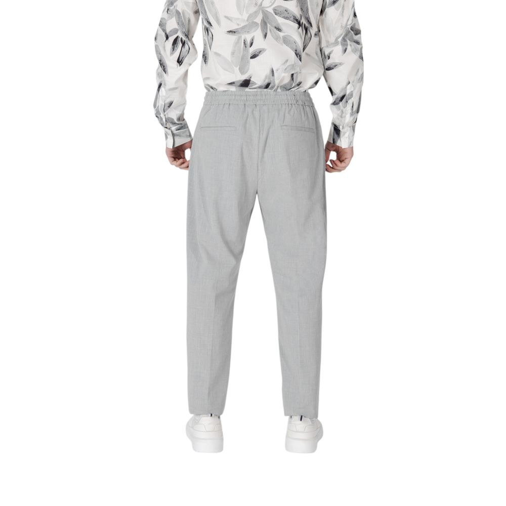 Antony Morato Gray Polyester Casual Pants