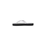 Armani Exchange Black And White Rubber Flip-Flop Sandals