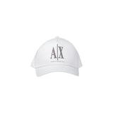 Armani Exchange White Cotton Cap (Baseball Hat)