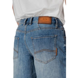 Armani Exchange Blue Polyester Bermuda Shorts