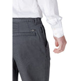 Armani Exchange Blue Cotton Bermuda Shorts