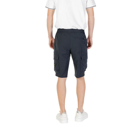 Hugo Boss Blue Polyester Bermuda Shorts