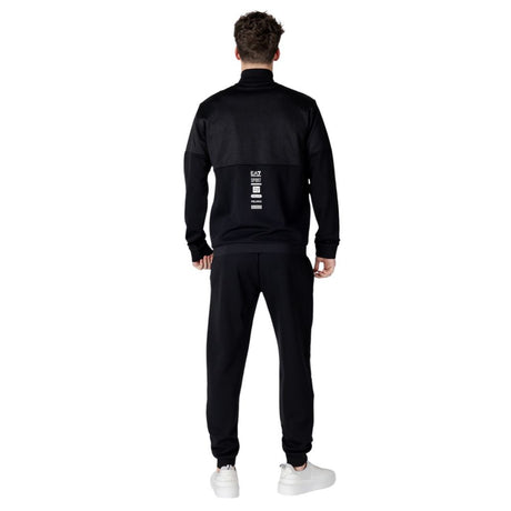 EA7 Emporio Armani Black Cotton Sweatsuit