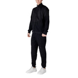 EA7 Emporio Armani Black Cotton Sweatsuit