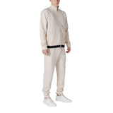 EA7 Emporio Armani Beige Cotton Sweatsuit