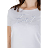 EA7 Emporio Armani White Cotton T-Shirt