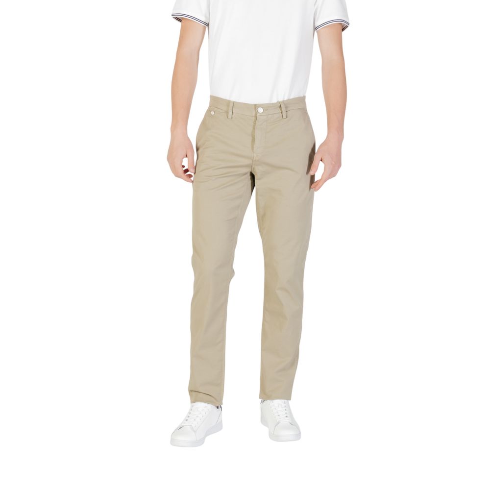 Replay Bicolor Cotton Casual Pants
