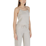 Only Beige Recycled Polyester Top