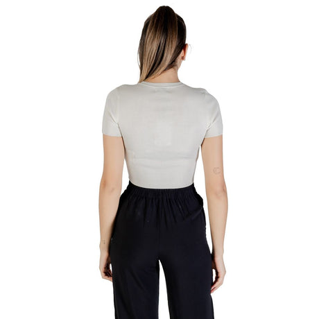 Jacqueline De Yong White Viscose Bodysuit