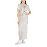 Jacqueline De Yong Bicolor Viscose Long Skirt