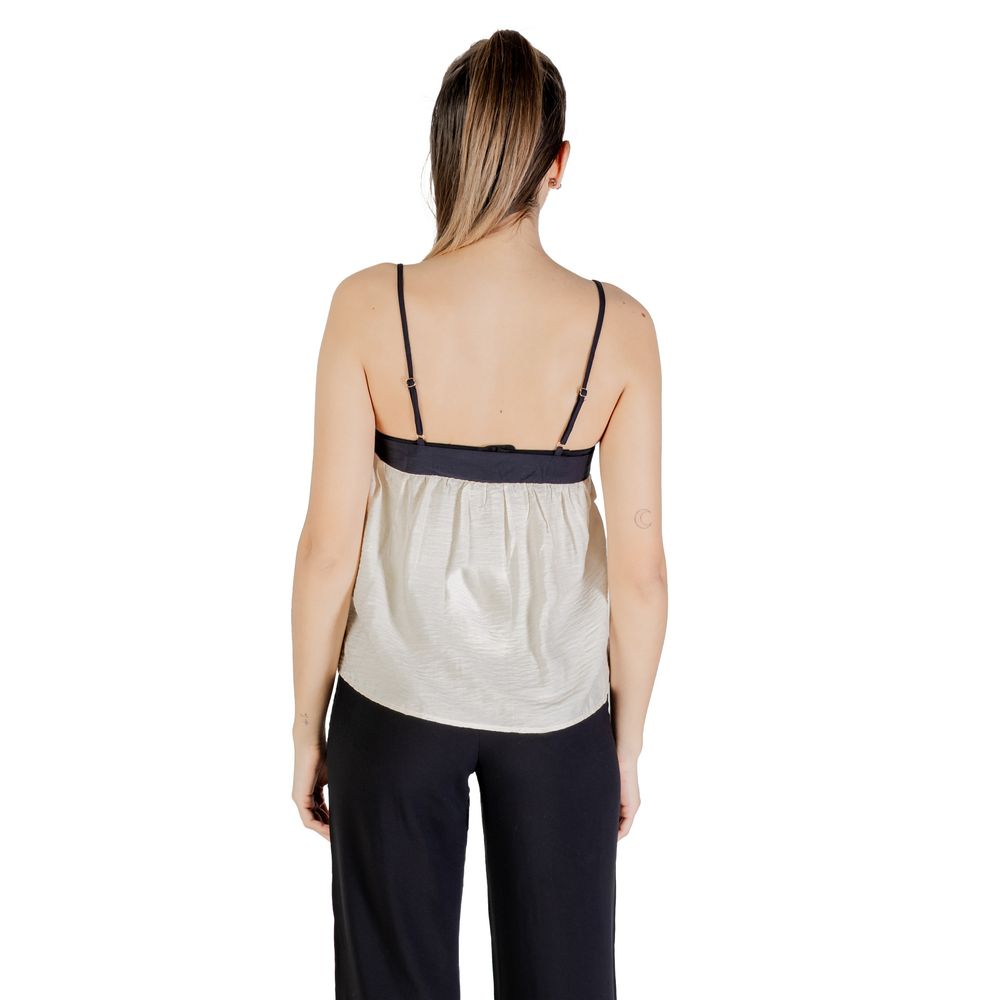 Vero Moda Beige Nylon Top