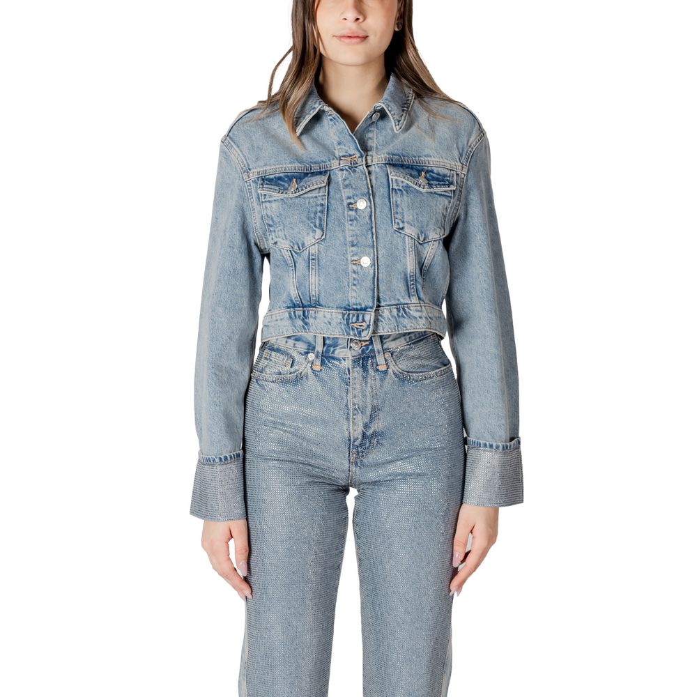 Only Light Blue Organic Cotton Denim Jacket