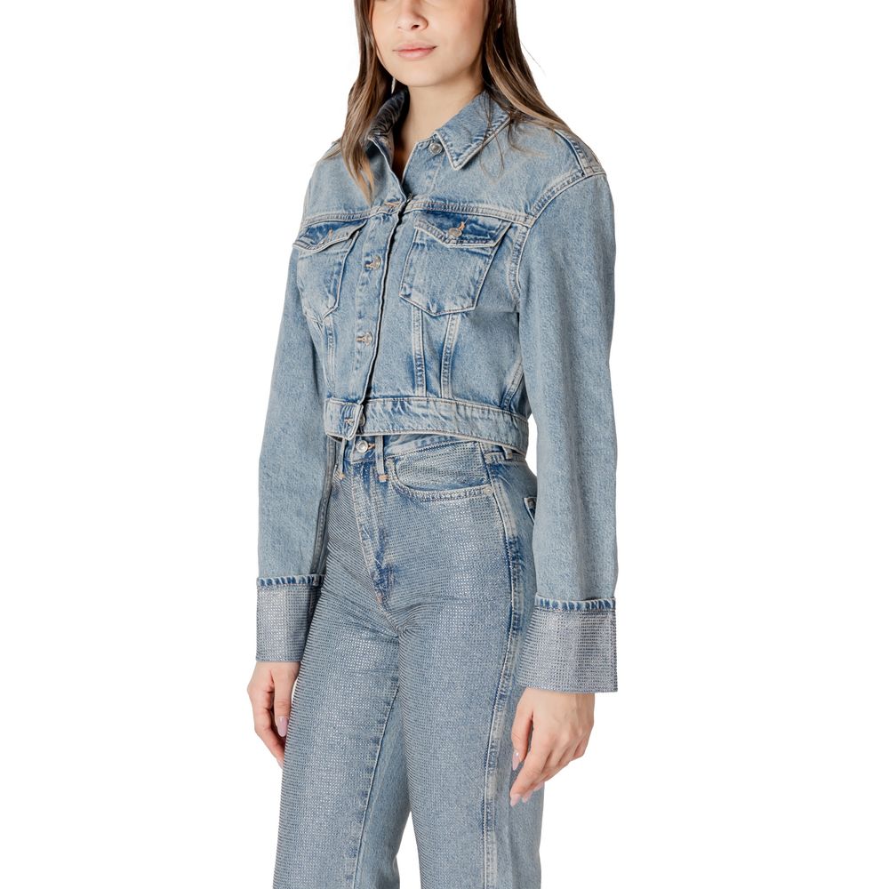 Only Light Blue Organic Cotton Denim Jacket