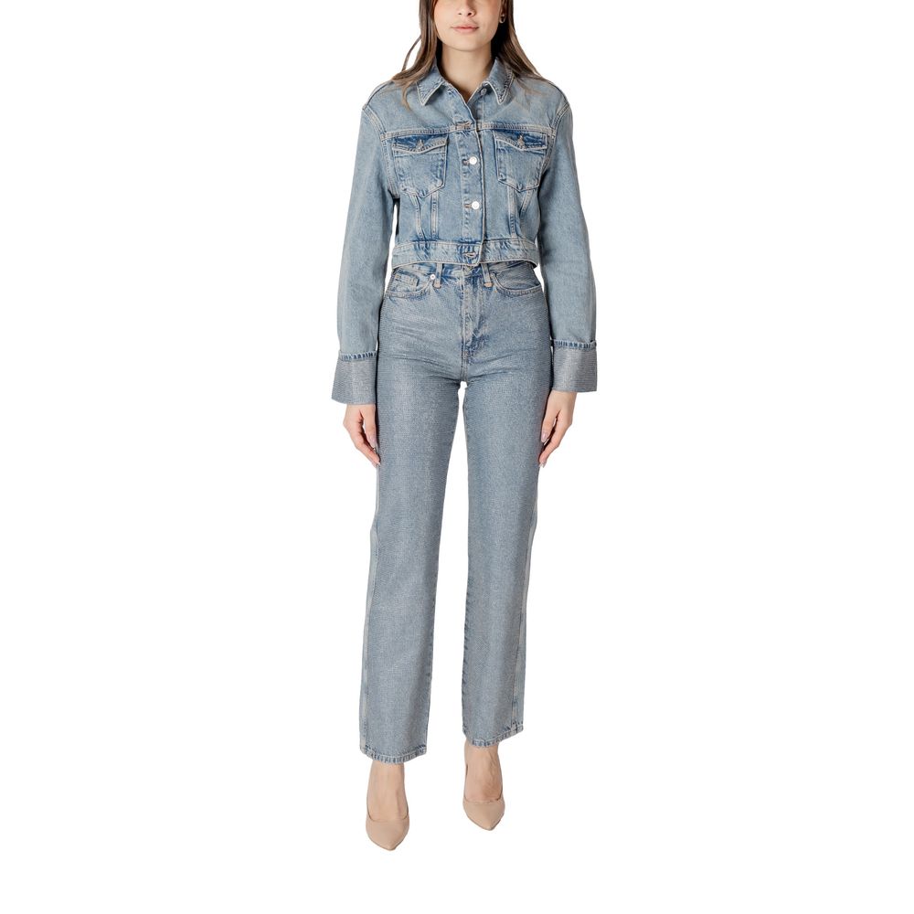 Only Light Blue Organic Cotton Denim Jacket