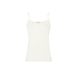 Morgan De Toi Cream Cotton Tank Tops