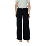 Morgan De Toi Black Polyester Casual Pants