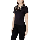 Morgan De Toi Black Cotton T-Shirt