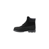 Timberland Black Leather Lace-Up Boots
