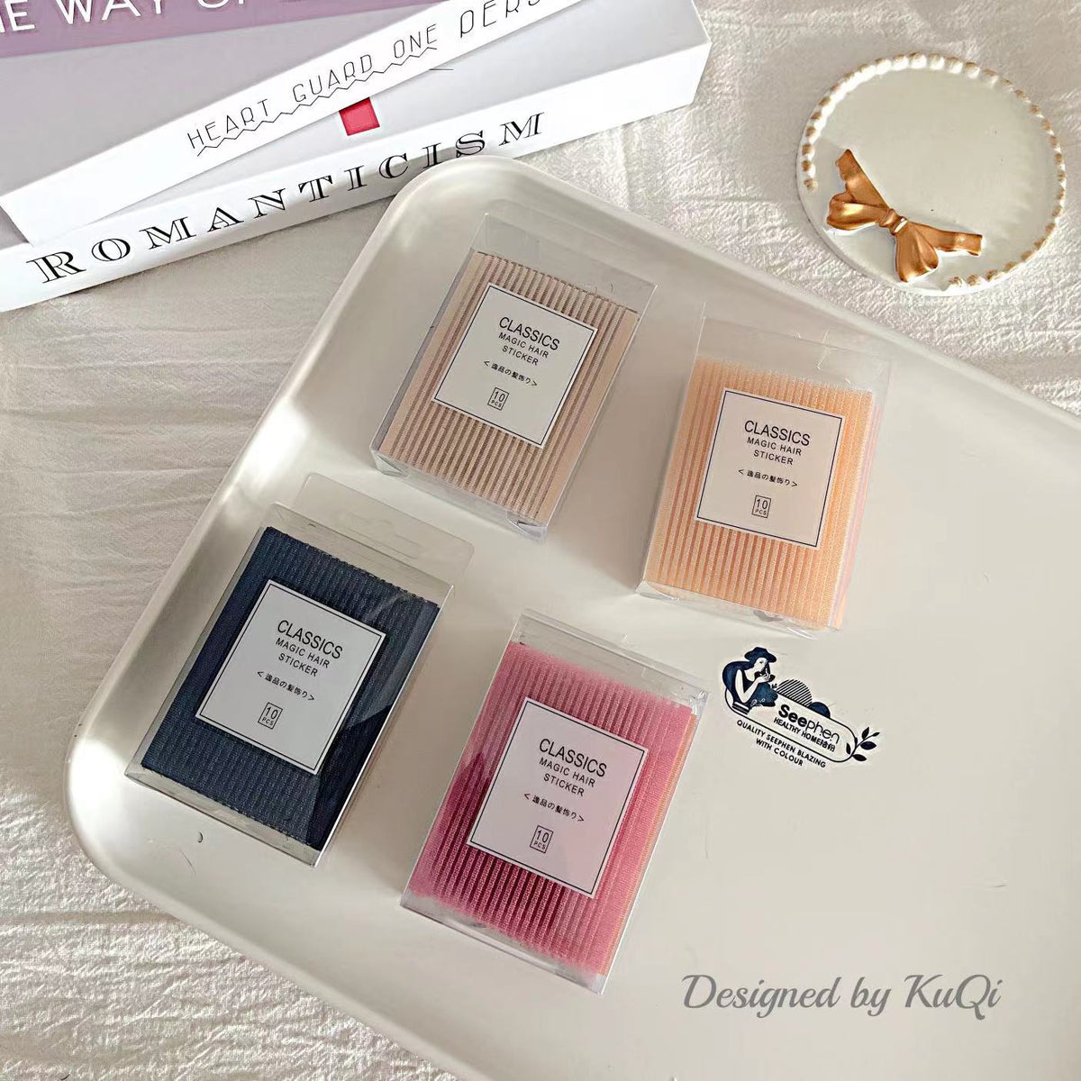 10-Piece Hair Clip Set for Makeup and Facial Care