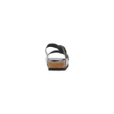 Birkenstock Gray Leather Slippers