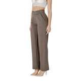 Street One Brown Viscose Casual Pants