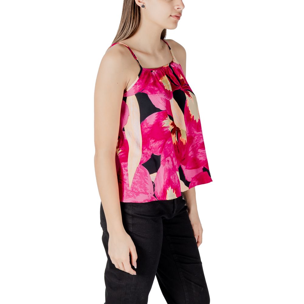 Only Pink Viscose Tank Tops