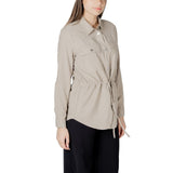 Only Beige Viscose Blouse
