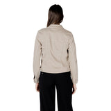 Street One Beige Cotton Denim Jacket