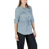 Only Light Blue Tencel Blouse