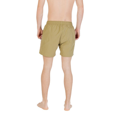 Hugo Boss Green Polyester Swim Shorts