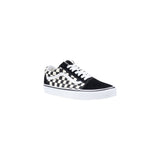 Vans Black And White Fabric Low Top Sneakers
