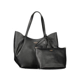 Guess Jeans Nero Poliuretano Women Handbag