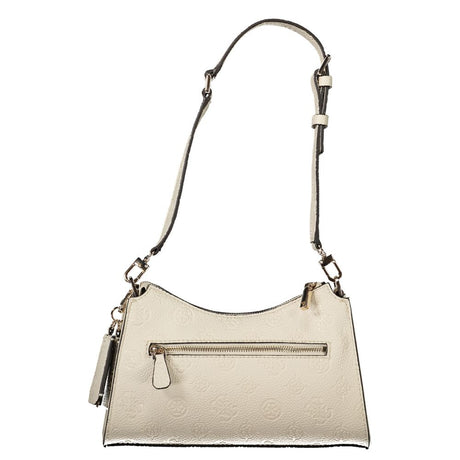 Guess Jeans Beige Polyurethane Women's Shoulder Bag