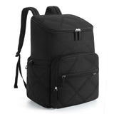 TOURIT Insulated Backpack Cooler: 30 Cans Waterproof Leakproof Cooler Backpack Soft Cooler Bag Beach Travel Picnic Camping Black